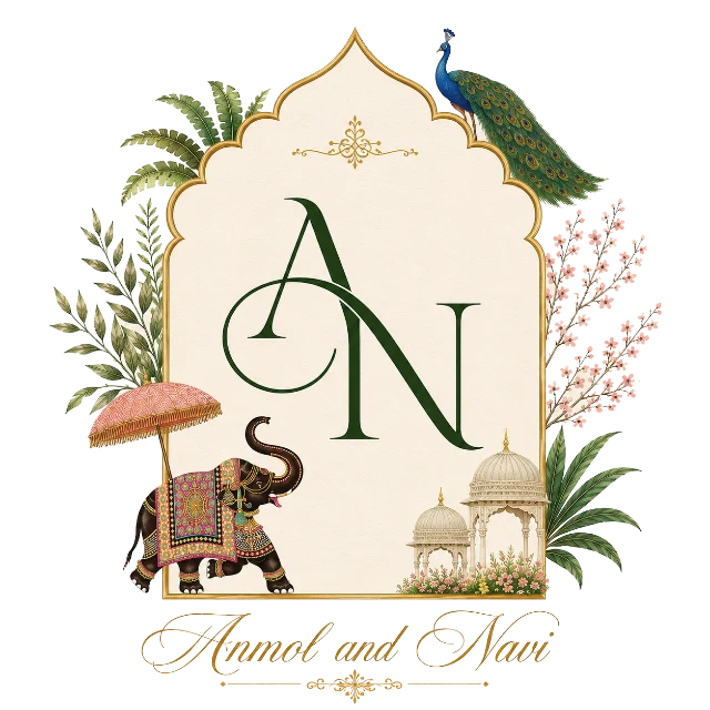 The Anmol and Navi monogram